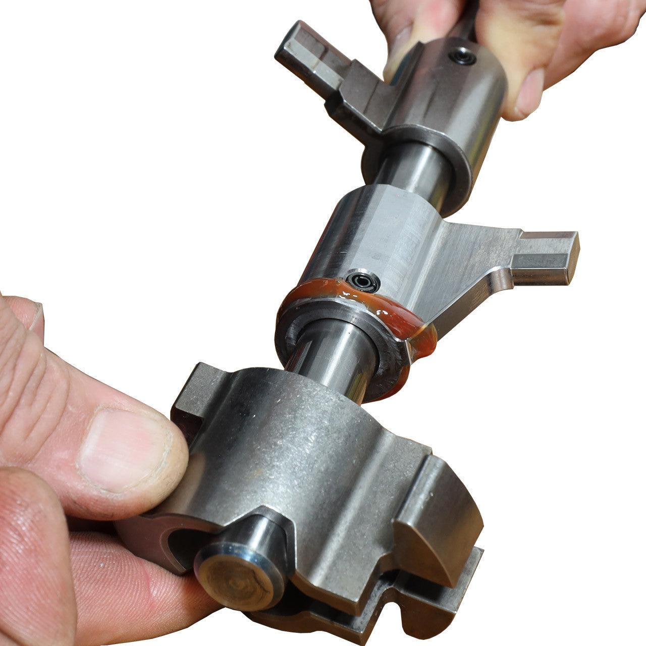IAG Competition Series Transmission Shift Finger with Spring Pin for 04-21 Subaru STI - Install 1