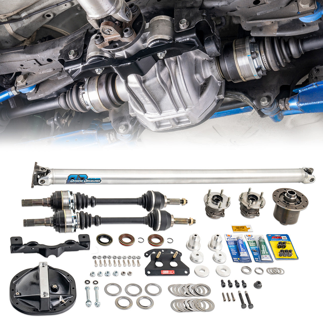 IAG Ford 8.8” Rear End Swap Kit for 08-21 Subaru STI and 08-14 WRX