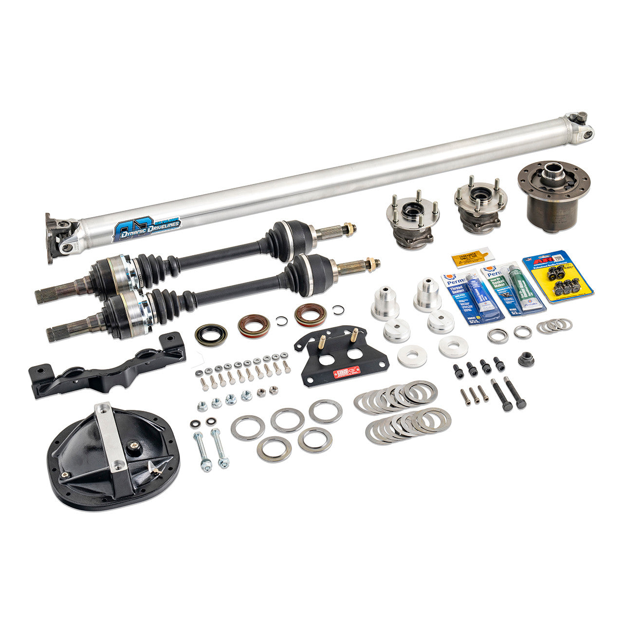 IAG Ford 8.8” Rear End Swap Kit for 08-21 Subaru STI and 08-14 WRX - Diff Layout