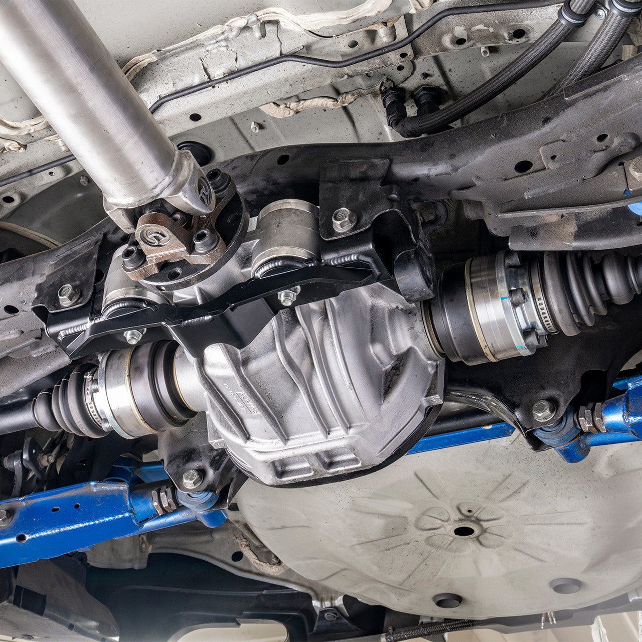 IAG Ford 8.8” Rear End Swap Kit for 08-21 Subaru STI and 08-14 WRX - Installed