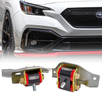 IAG Competition Series FA Engine Mount Set 90A w/ Brackets 2022+ WRX
