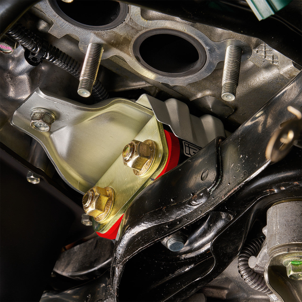 IAG Competition Series FA Engine Mount Set 90A w/ Brackets 2022+ WRX - Installed 3
