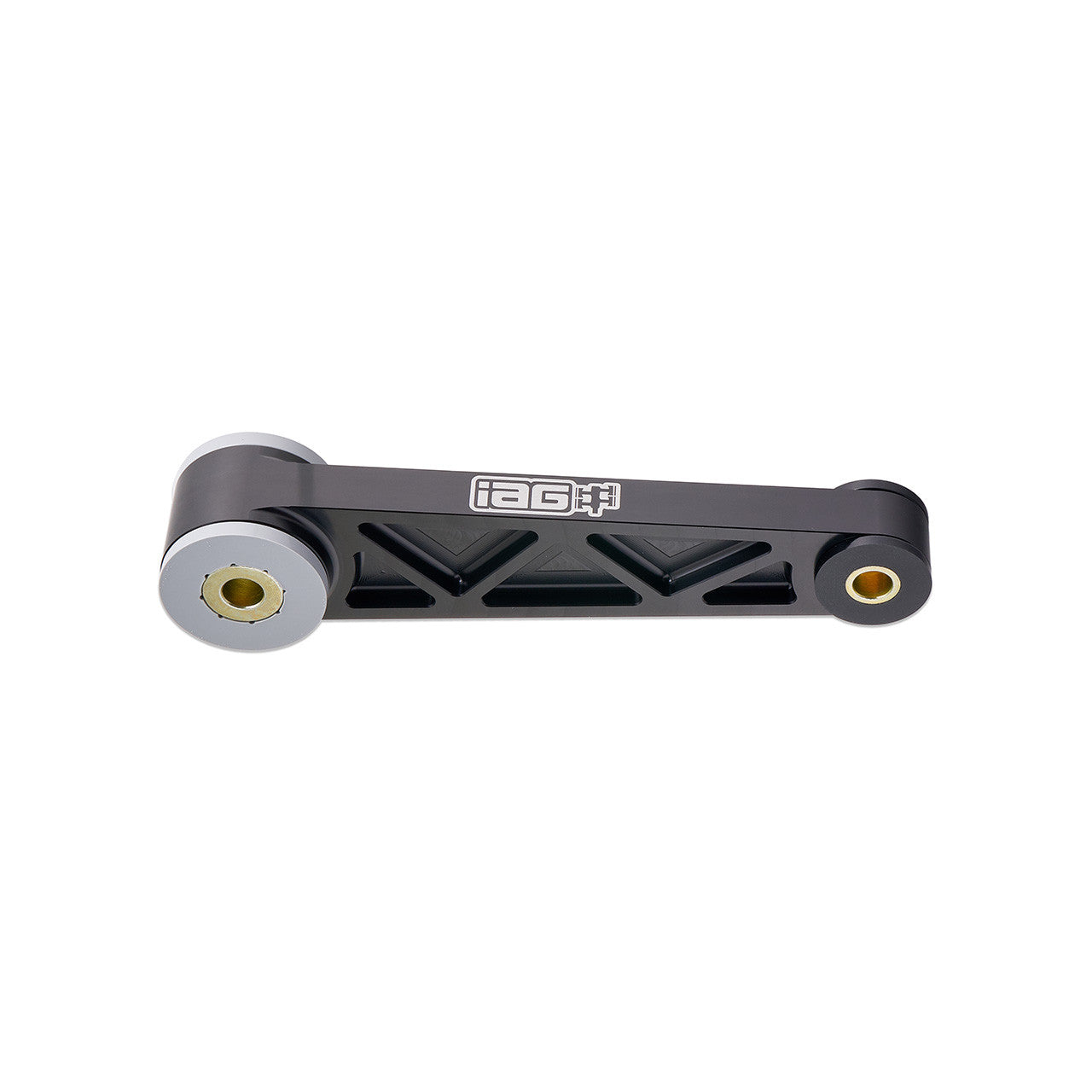IAG Comfort Pitch Stop Mount 55A For 02-23 WRX, 04-21 STI, 04-11 FXT, 05-09 LGT (Black Finish)