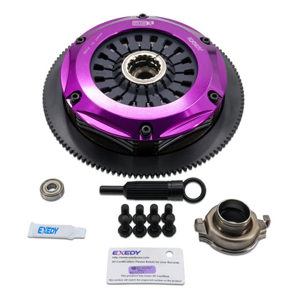IAG Spec Exedy Triple Disc Clutch Kit - OEM STI 6-Speed - 24 Spline - Product Layout