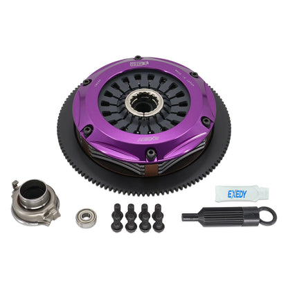 IAG Spec Exedy Triple Disc Clutch Kit - STI 6-Speed w/ T56 Input Shaft - 26 Spline - Layout