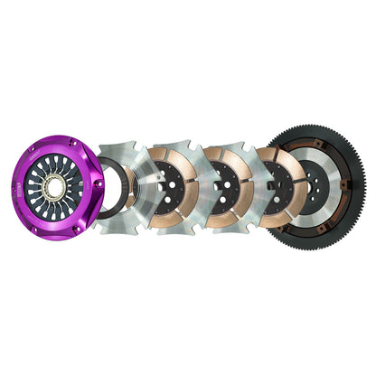 IAG Spec Exedy Triple Disc Clutch Kit - STI 6-Speed w/ T56 Input Shaft - 26 Spline - Assembly