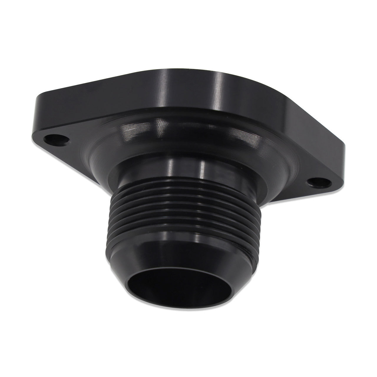 IAG Subaru AN-Style Thermostat Housing for 02-24 WRX, 04-21 STI, 04-13 FXT, 05-09 LGT, 13-24 BRZ - Inverted
