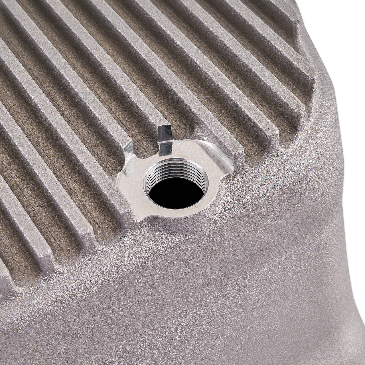IAG Performance EJ Street Series Subaru Oil Pan - Oil Drain Close-up