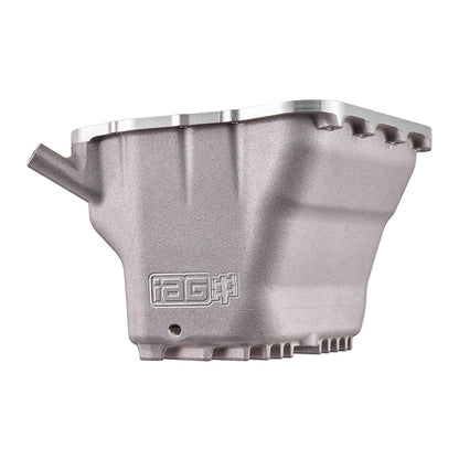 IAG Performance Subaru EJ Cast Aluminum Oil Pan for WRX, STI, Legacy GT, Forester XT - Silver Finish
