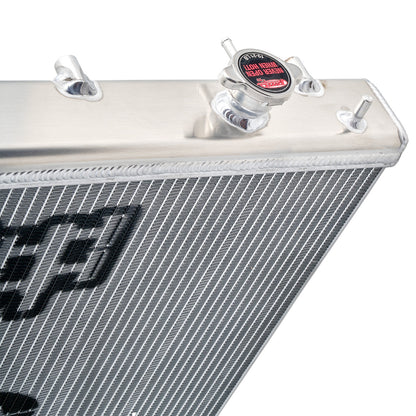IAG Triple Pass Competition Series 55mm Radiator for GV-GR-VA, 08-14 WRX, 08-21 STI -Radiator Cap