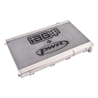 IAG Triple Pass Street Series 42mm Radiator for 2002-07 Subaru WRX , 04-07 STI - Front