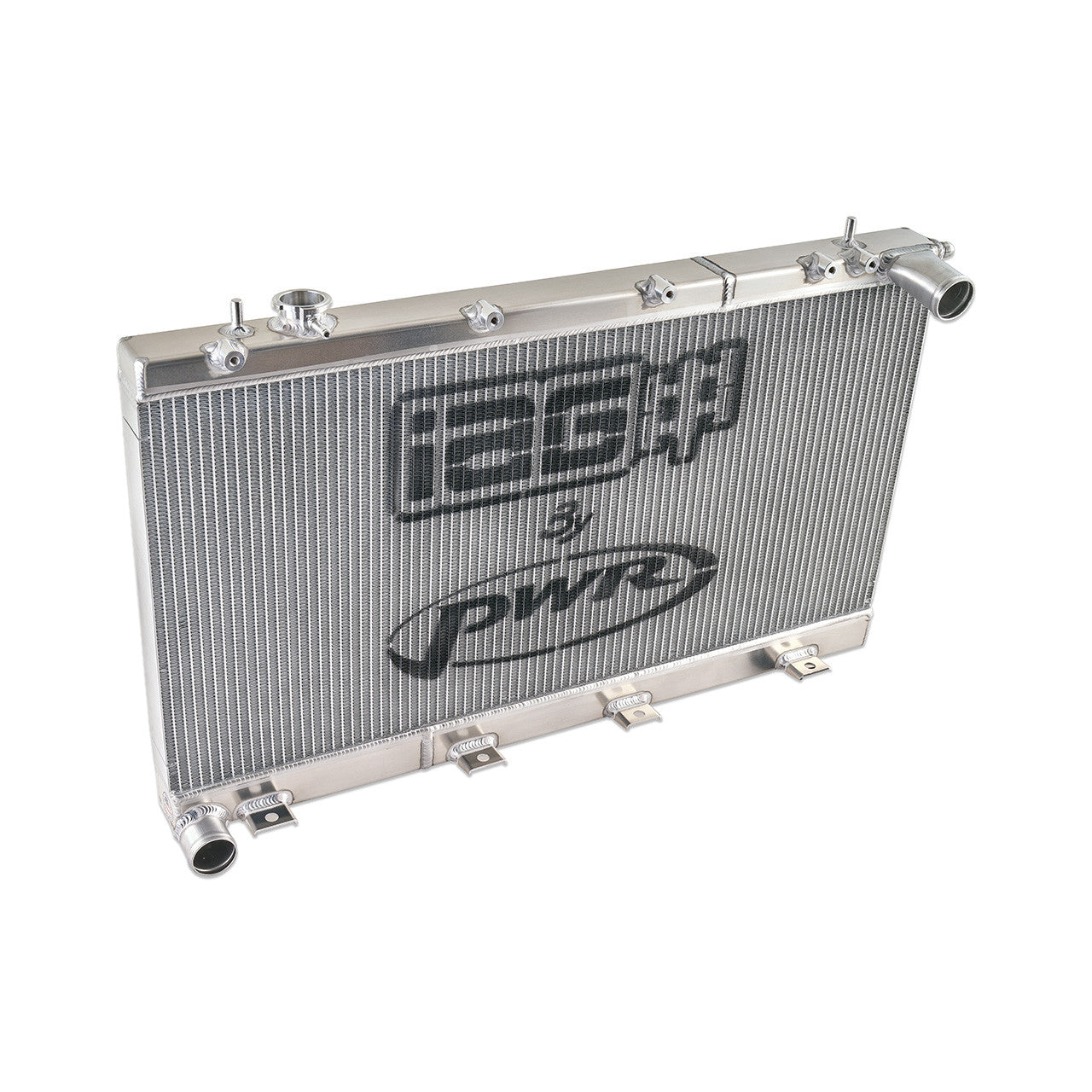 IAG Triple Pass Street Series 42mm Radiator for 2002-07 Subaru WRX , 04-07 STI - Back Standing