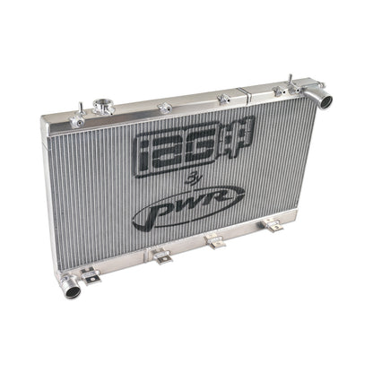 IAG Triple Pass Street Series 42mm Radiator for 2002-07 Subaru WRX , 04-07 STI - Back Standing