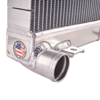 IAG Triple Pass Street Series 42mm Radiator for 2002-07 Subaru WRX , 04-07 STI - Coolant Neck 2