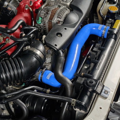 IAG Silicone Upper & Lower Radiator Hose Kit For 2002-07 WRX, 04-07 STI - Blue Installed 2
