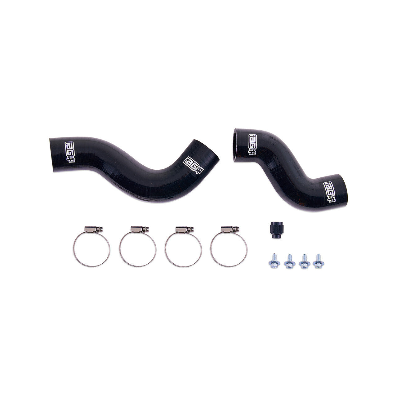 IAG Triple Pass Street Series 42mm Radiator for 2015-21 Subaru WRX - Hardware & Hoses