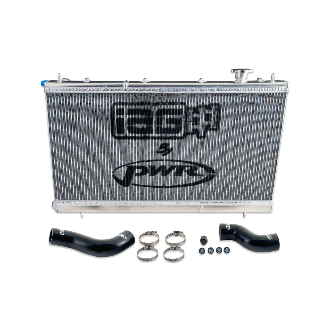 IAG Triple Pass Competition Series 55mm Radiator for 2015-21 Subaru WRX - Product Layout