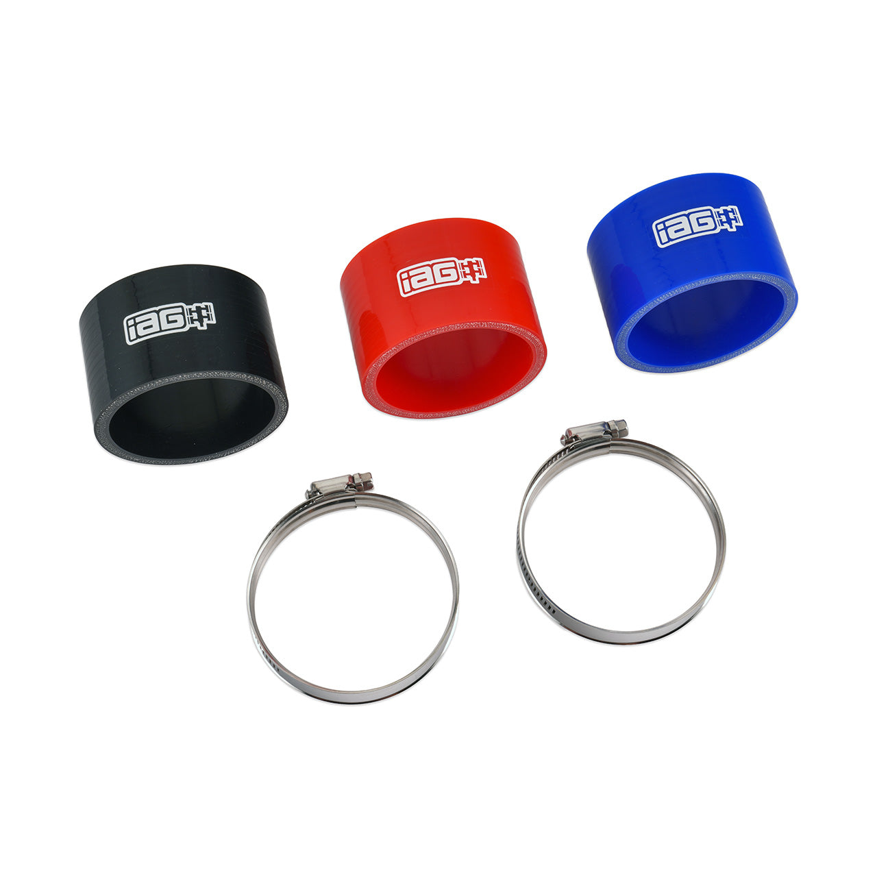IAG Subaru STI TMIC Throttle Silicone Connectors in Red, Blue and Black