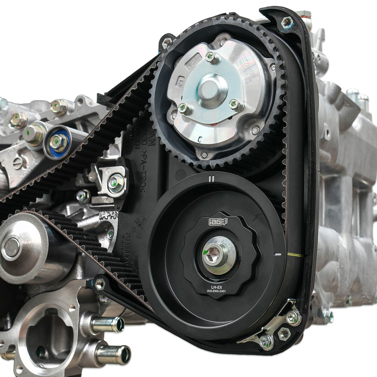 IAG Left Hand Exhaust Alloy Cam Sprocket By RCM for 02-14 WRX, 04-07 STI, 04-13 FXT, 05-09 LGT -  Installed