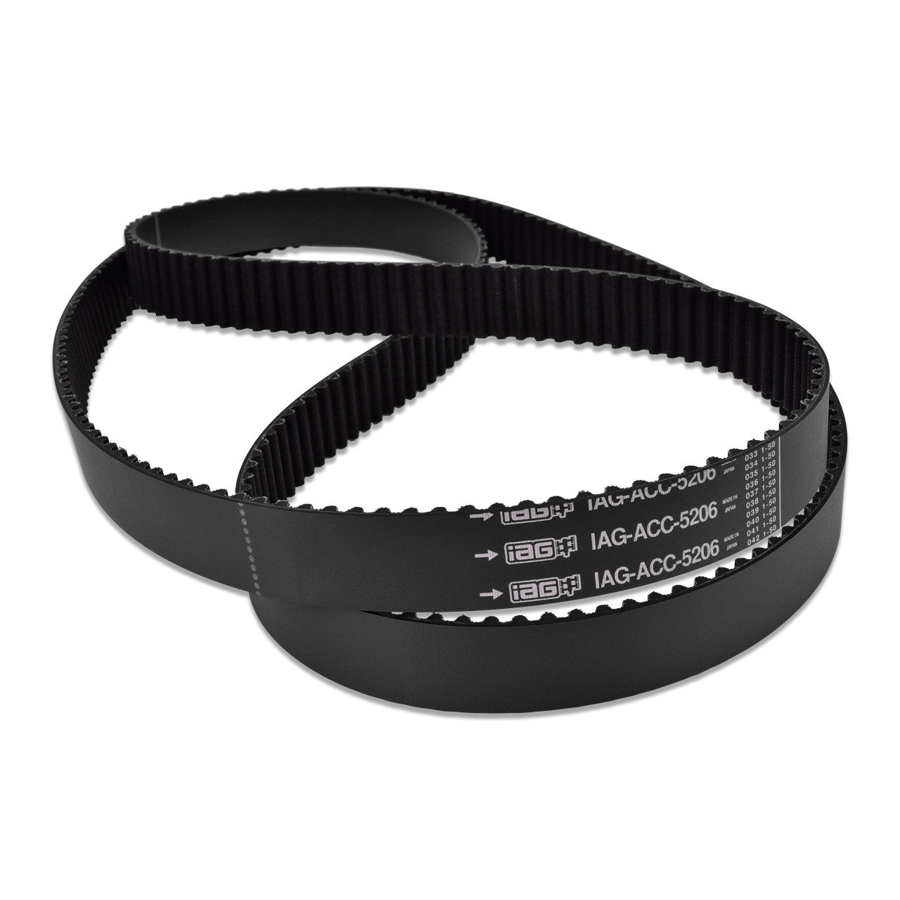 IAG Performance Red Racing Timing Belt for 2002-14 Subaru WRX, 2004-21 STI - Image 1
