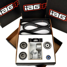 IAG Timing Belt Kit with IAG Black Racing Belt, Timing Guide, Idlers & Tensioner - Packaging