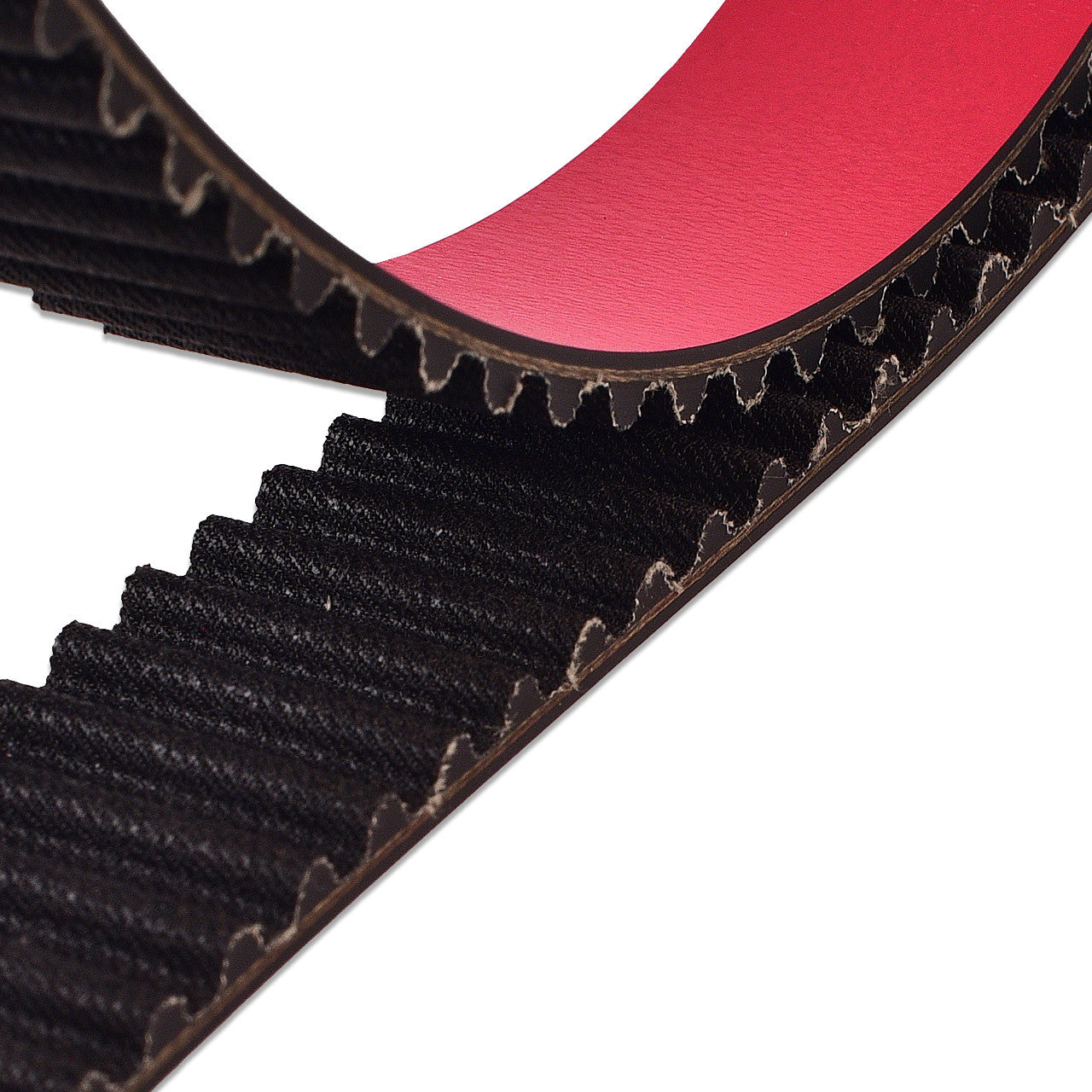 IAG Red Racing Timing Belt for 02-14 WRX, 04-21 STI - Close Up 1