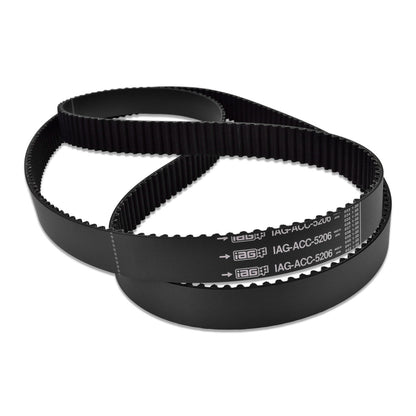 IAG Black Racing T-Belt for 2002-14 Subaru WRX, 2004-21 STI
