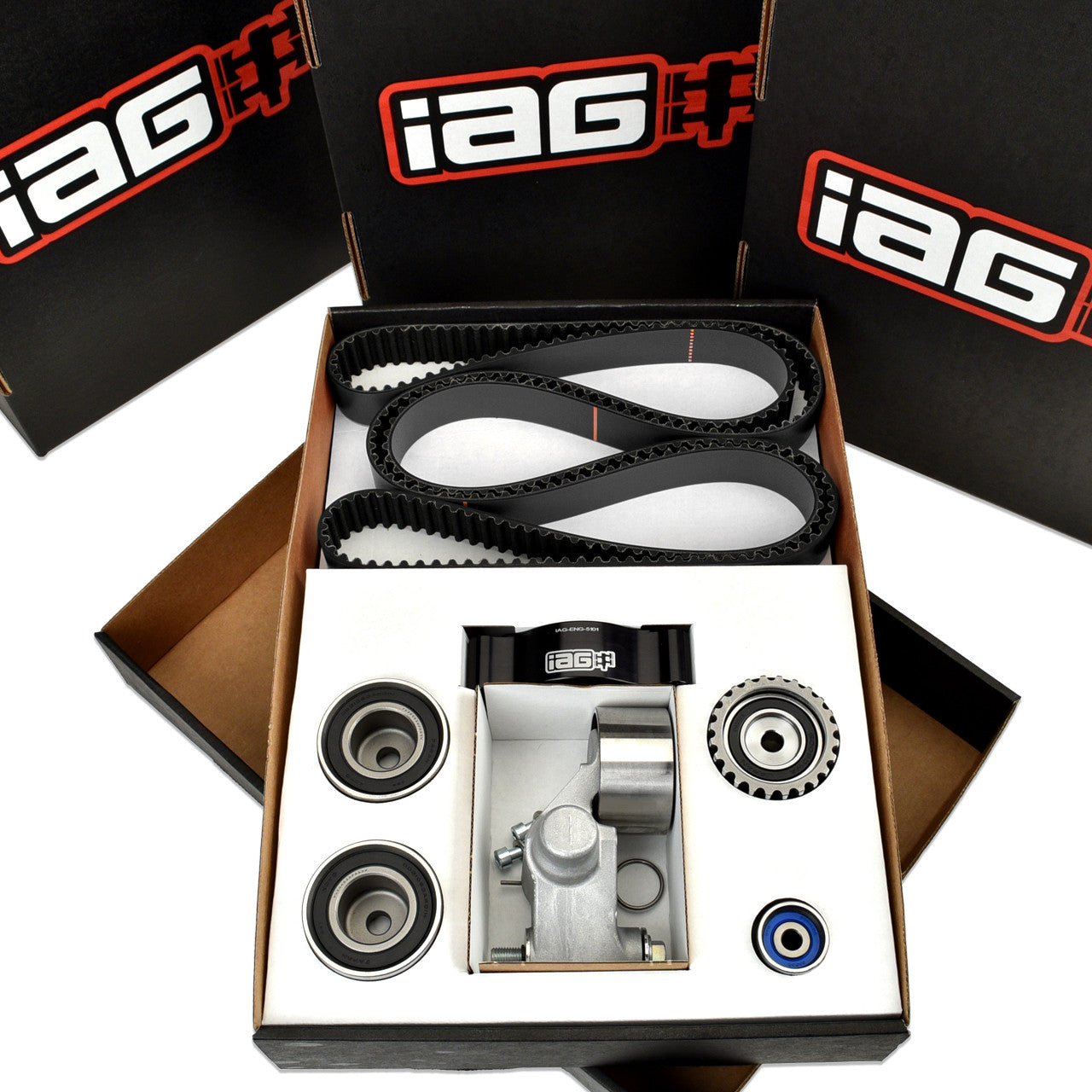 IAG Timed Long Block Component Packages For Subaru WRX, STI, LGT, FXT - Timing Belt Kit
