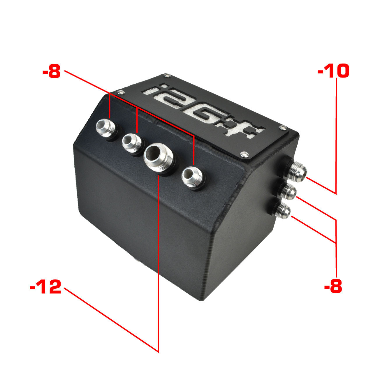 IAG Performance Universal Drag Catch Can - Fitting Sizes