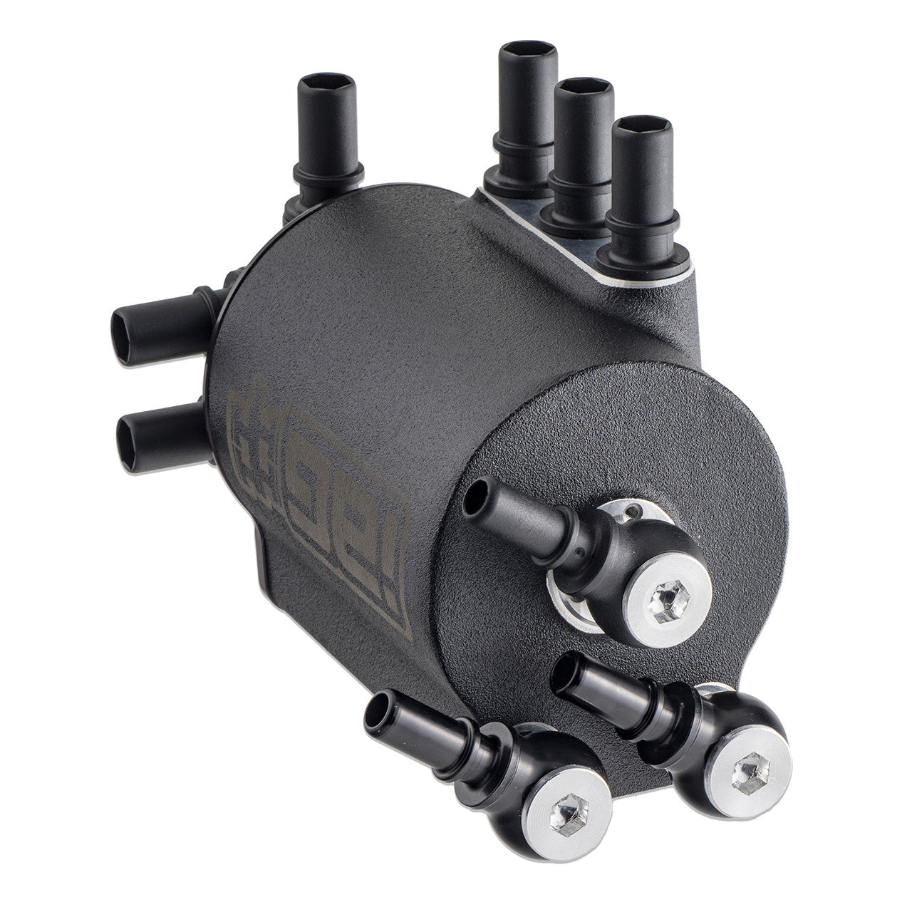 IAG Air / Oil Separator (AOS) For 2008-14 Subaru WRX & 2008-21 STI - Black 3