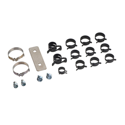 IAG Air / Oil Separator (AOS) For 2008-14 Subaru WRX & 2008-21 STI - Clamps and Hardware