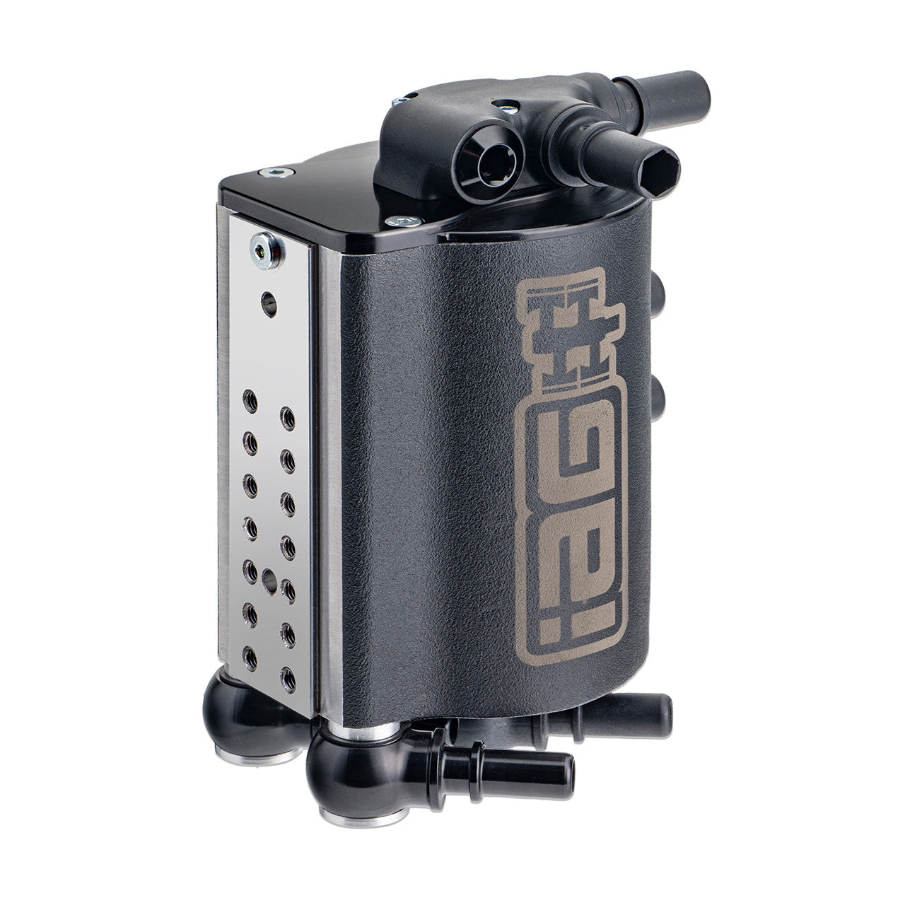 IAG Air / Oil Separator (AOS) Fits 2015-21 Subaru WRX, 14-18 FXT - Black 1