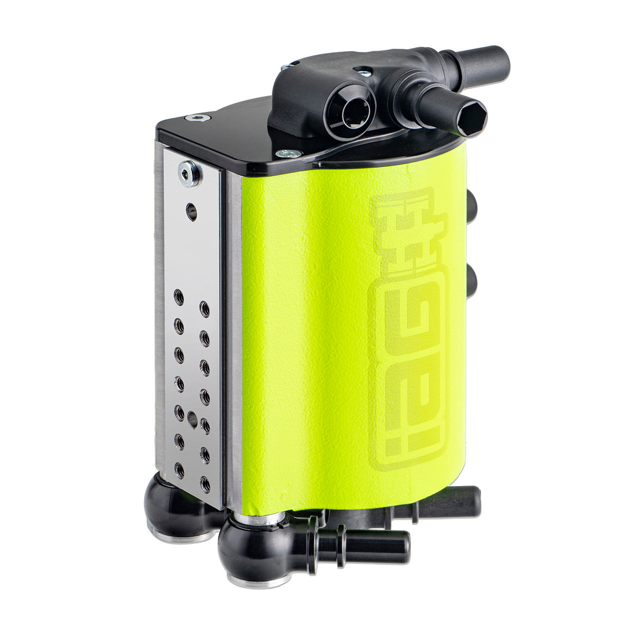 IAG Air / Oil Separator (AOS) Fits 2015-21 Subaru WRX, 14-18 FXT - Neon Yellow 1