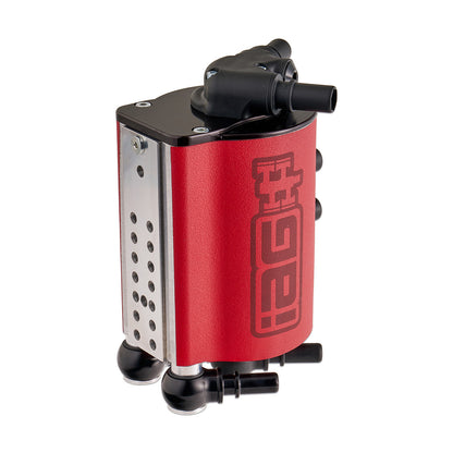 IAG Air / Oil Separator (AOS) Fits 2022-24 Subaru WRX - Red Angle 1