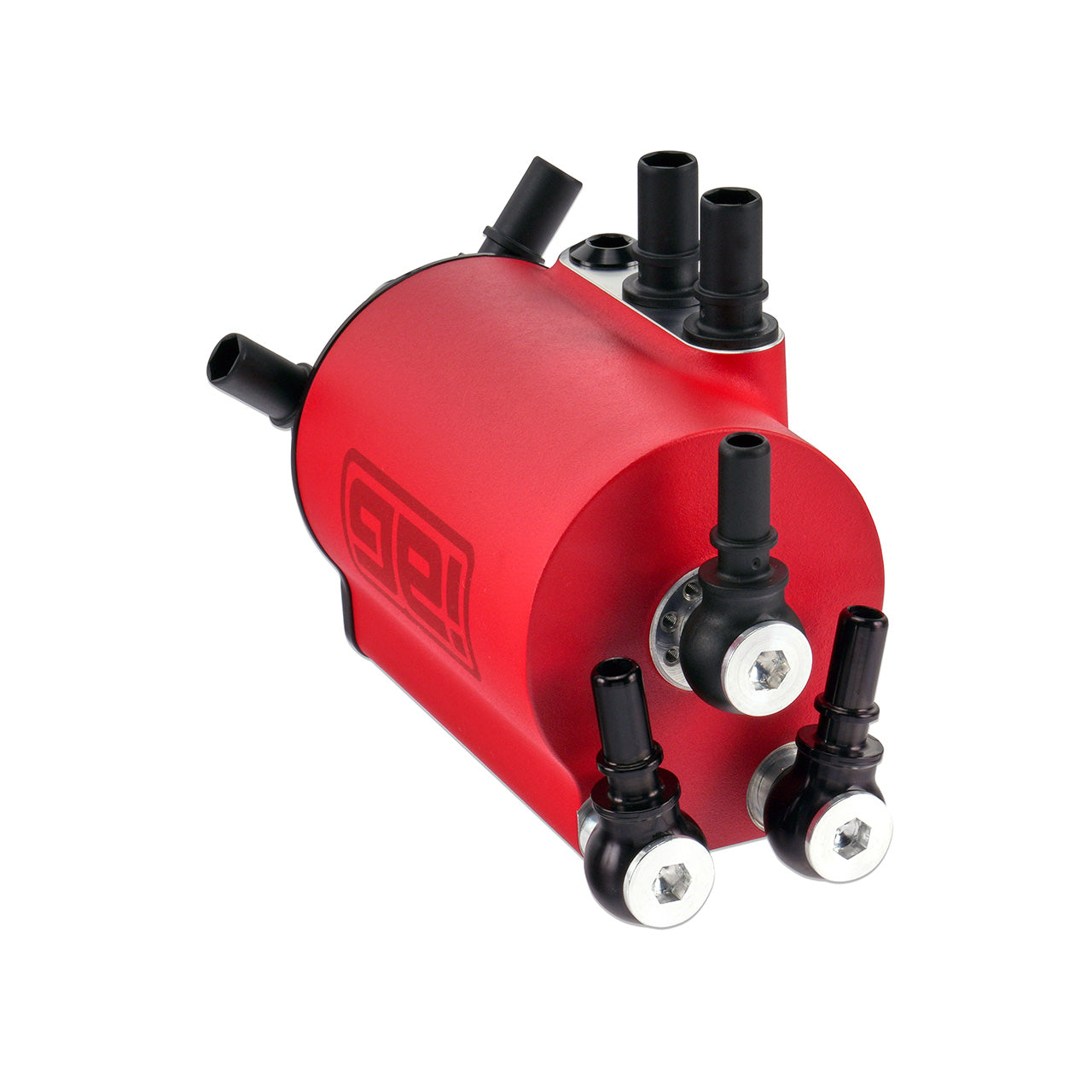 IAG Air / Oil Separator (AOS) Fits 2022-26 Subaru WRX - Red - Bottom