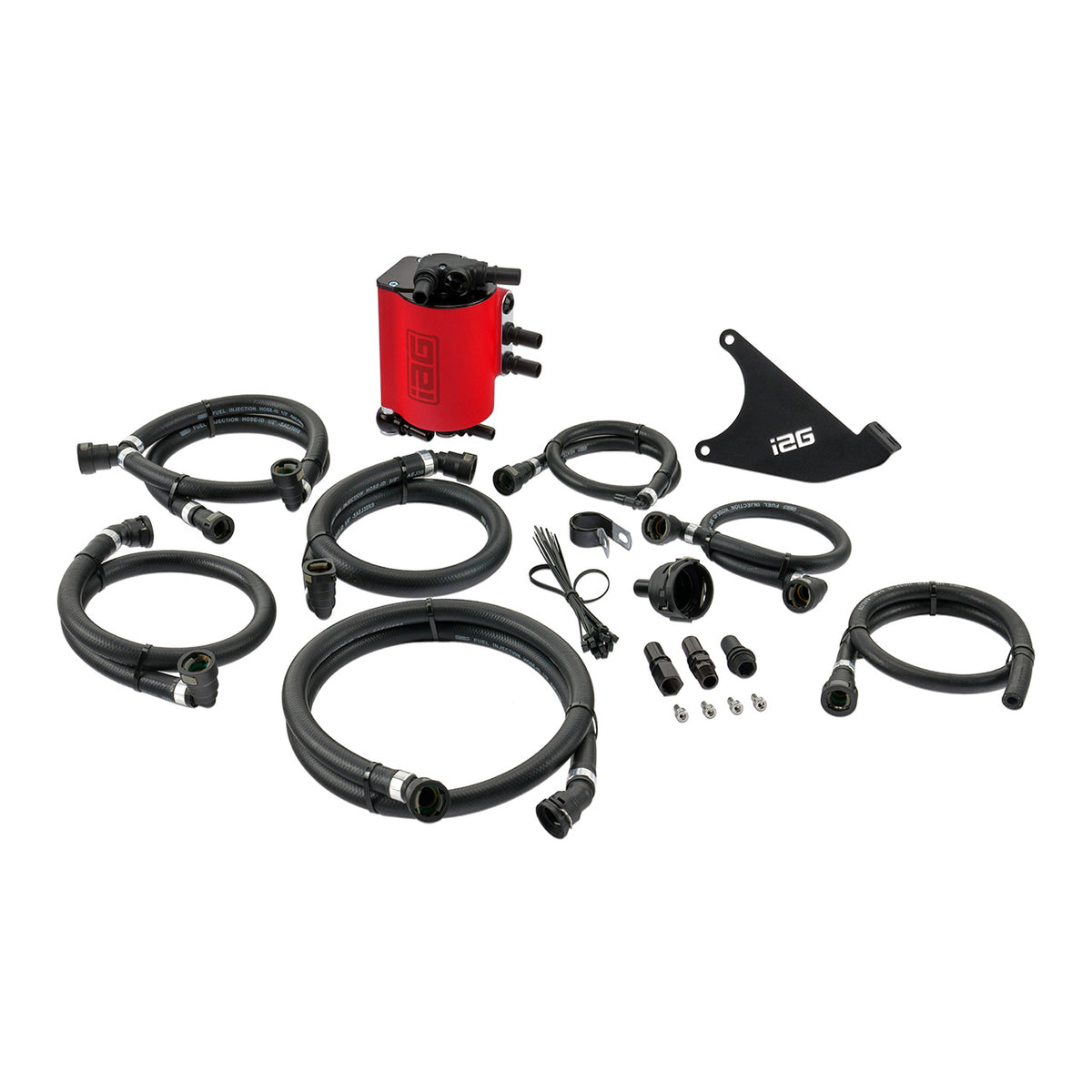 IAG Air / Oil Separator (AOS) For 2020+ Outback XT, 2022+ Outback Wilderness - Red Layout