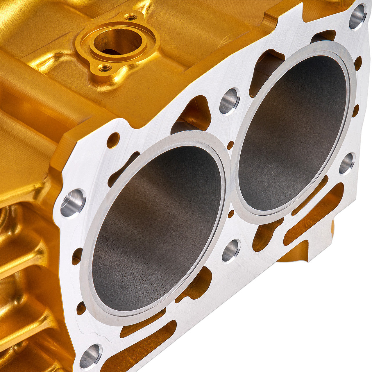 IAG / Crest CNC Billet Aluminum EJ25 Subaru Case Halves For WRX STI - Sleeves and Fire-Lock