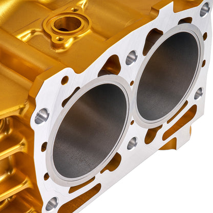 IAG / Crest CNC Billet Aluminum EJ25 Subaru Case Halves For WRX STI - Sleeves and Fire-Lock