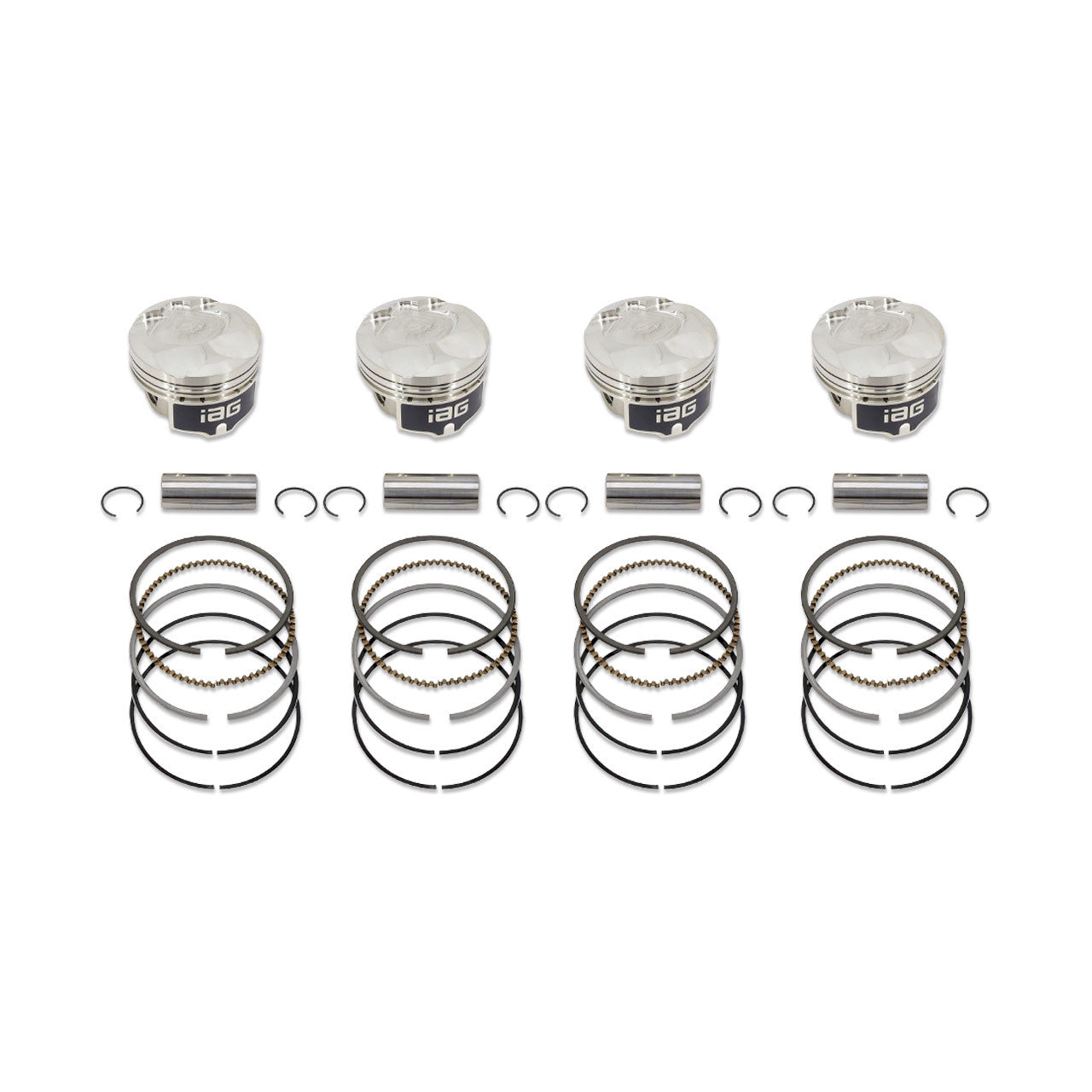IAG 800 FA20 Subaru Closed Deck Short Block Forged Pistons for 2013-20 BRZ / FR-S / GT86 (12.5:1 Compression Ratio)