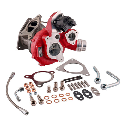 IAG 600 Ball Bearing Turbocharger with Wastegate for 2022+ Subaru WRX FA24F - Product Layout
