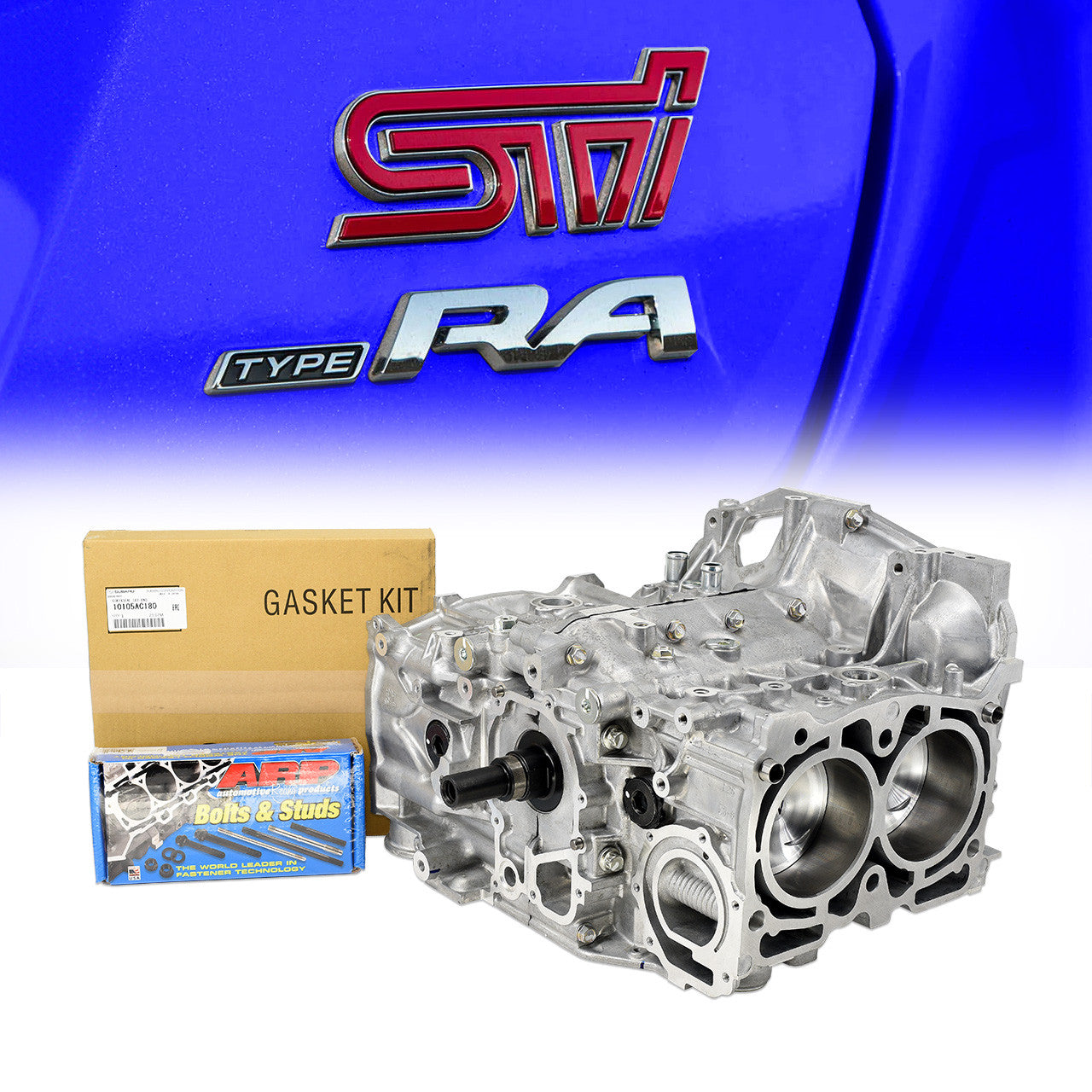 Subaru Type RA EJ25 Short Block Build Bundle For 04-21 STI, 06-14 WRX