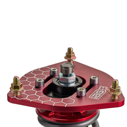IAG Spec Street Series Coilovers by Fortune Auto for 13-25 BRZ, FR-S, 86, GT86, GR86 - Camber Plate Close-up