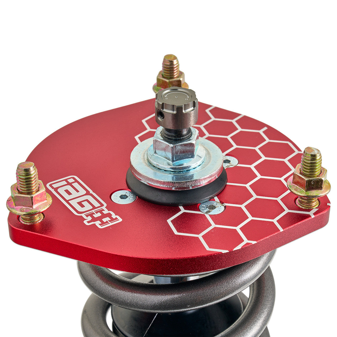 IAG Spec Street Series Coilovers by Fortune Auto for 05-07 STI - Rear Coilover Top Hat