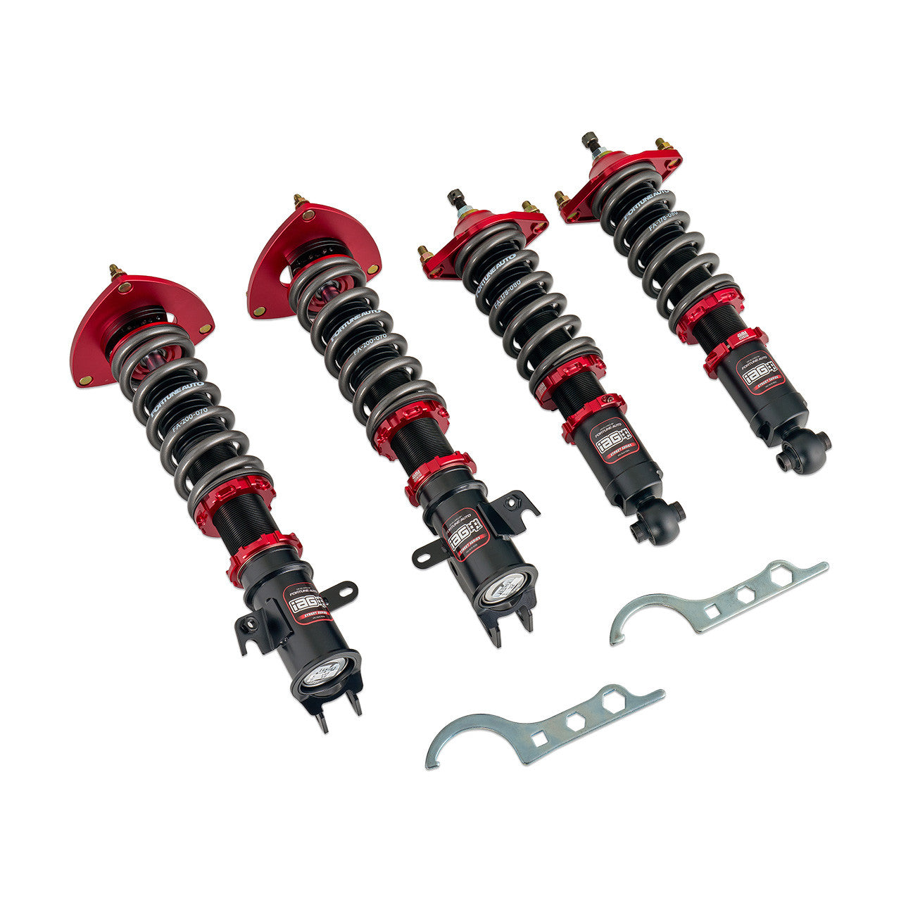 IAG Spec Street Series Coilovers by Fortune Auto for 2015-21 WRX/STI - Layout