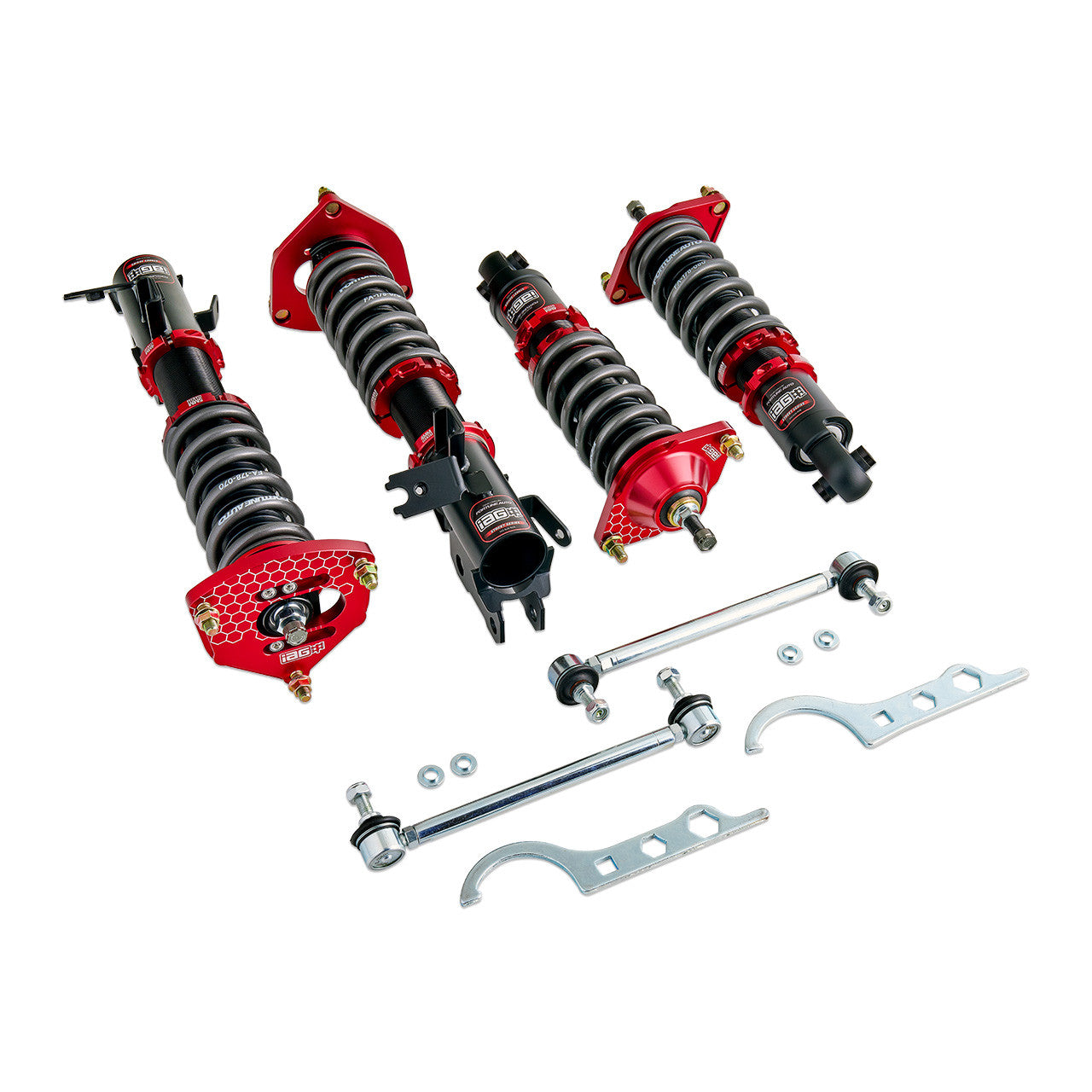 IAG Spec Street Series Coilovers by Fortune Auto for 2022+ WRX - Layout