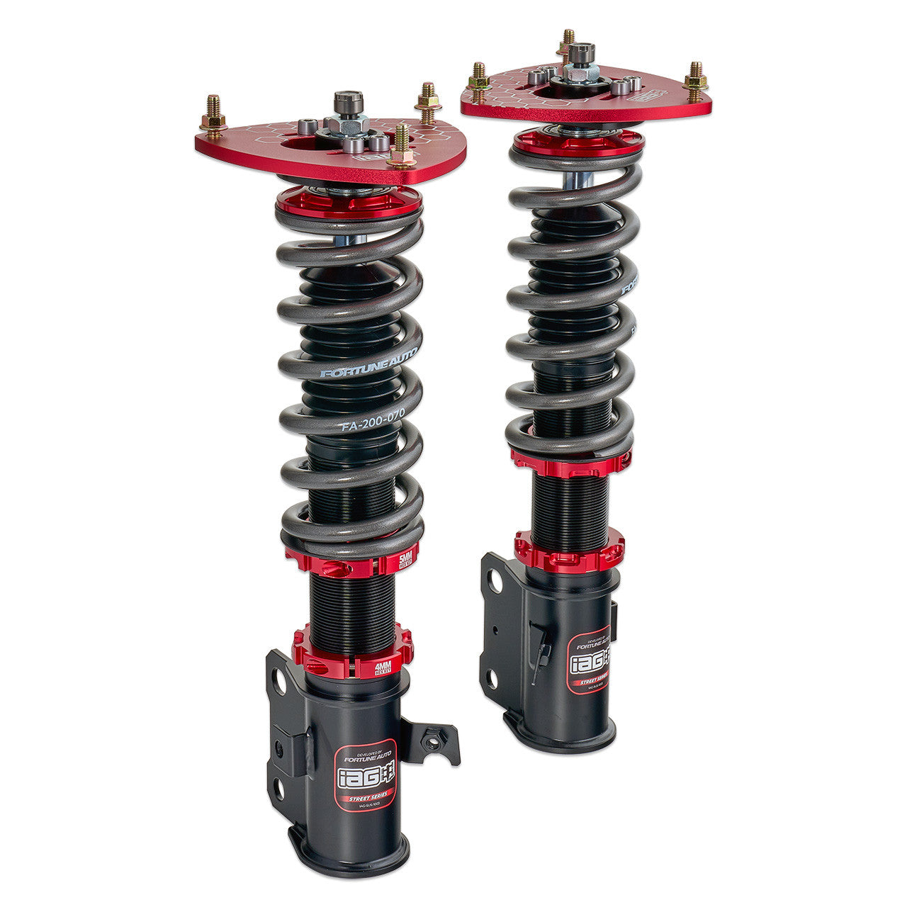 IAG Spec Street Series Coilovers by Fortune Auto for 08-14 WRX