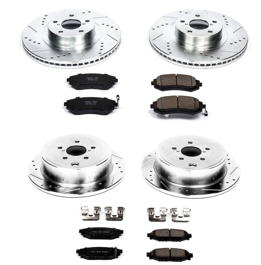 Power Stop Front & Rear Z23 Evolution Sport Brake Kit