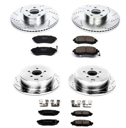 Power Stop Front & Rear Z23 Evolution Sport Brake Kit
