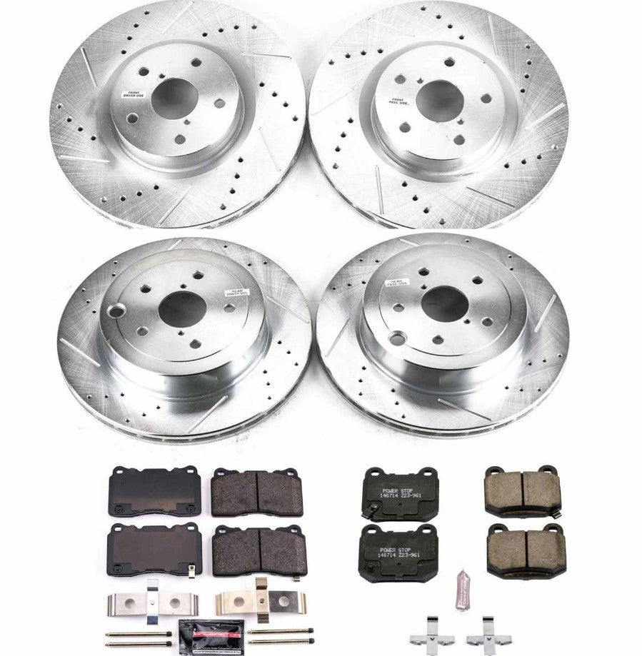 Power Stop Front & Rear Z23 Evolution Sport Brake Kit