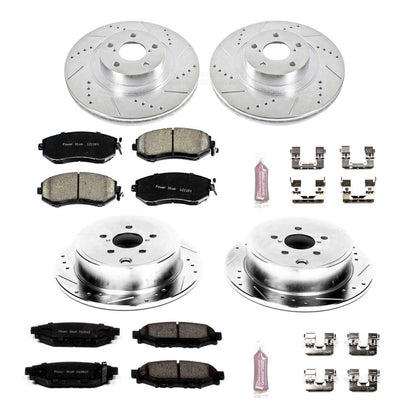 Power Stop Front & Rear Z23 Evolution Sport Brake Kit